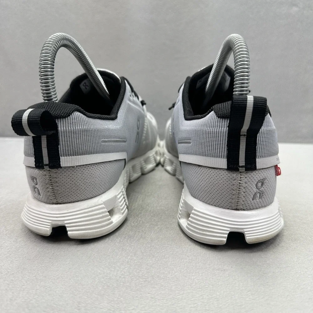 Womens Size 6.5 ON Cloud 5 Waterproof Glacier | White Shoes Athletic Running